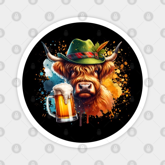 Oktoberfest Cow Magnet by HolidayBug